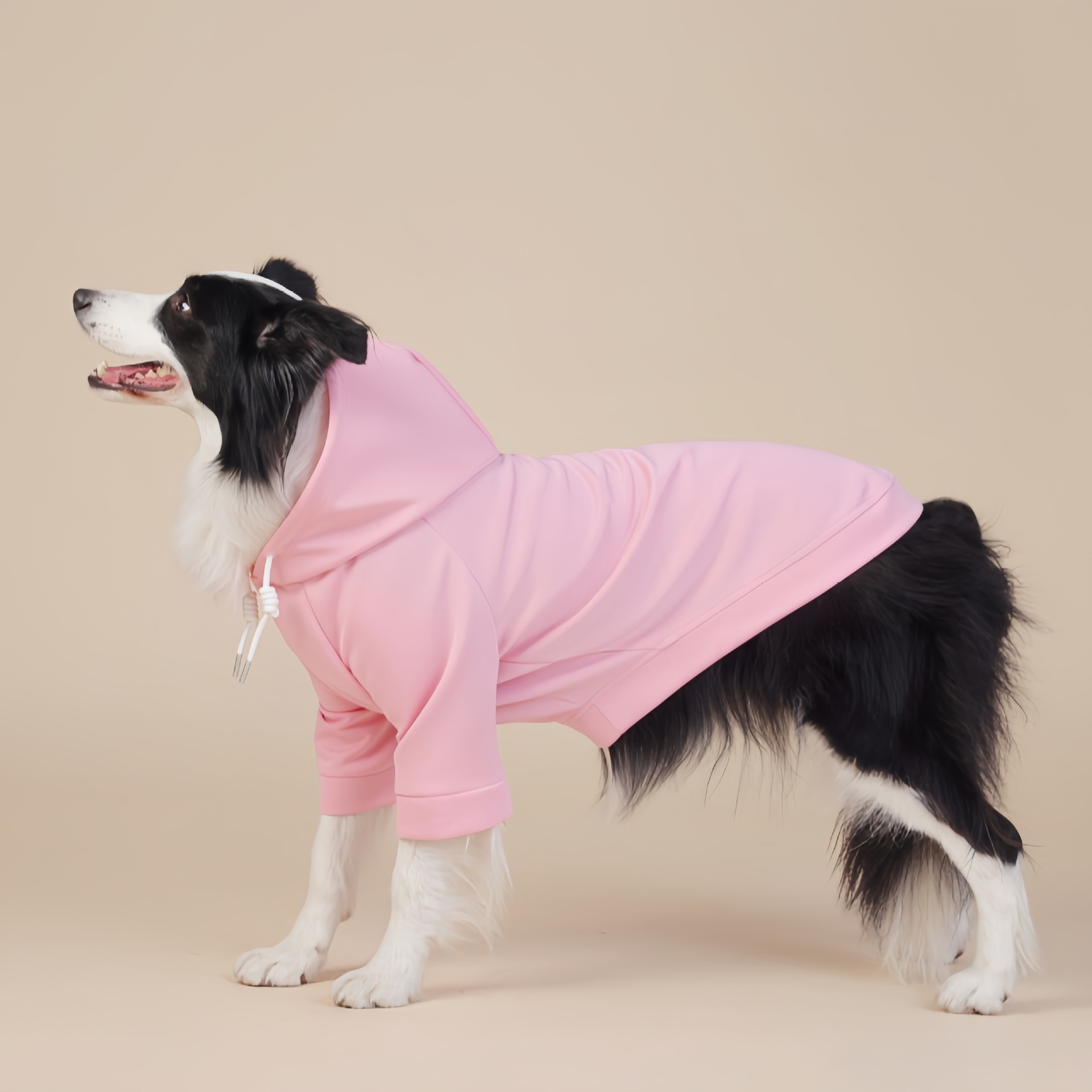 V888-ELOSUNG31258-202505301153-00 Pink Classic Dog Sweatshirt with Hood & Drawstrings - For Large Dogs (Size : 9XL) - Image 1