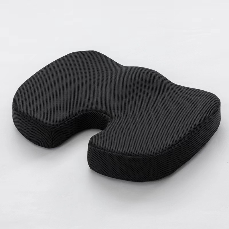 V888-ELOSUNG32015-202505261621-00 Black Ergonomic U-Shaped Memory Foam Seat Cushion - Coccyx Relief & Posture Support with Breathable Cover - Image 1