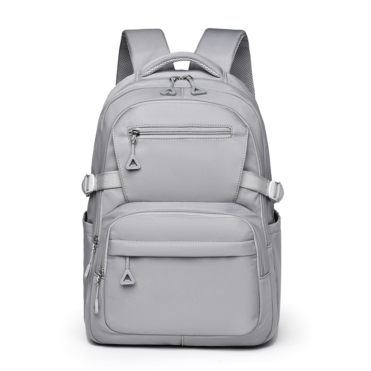 V888-ELOSUNG33109-202505301137-00 Grey Trendy Korean-Style Large-Capacity Backpack for Women - 14 Laptop Travel Bag" - Image 1