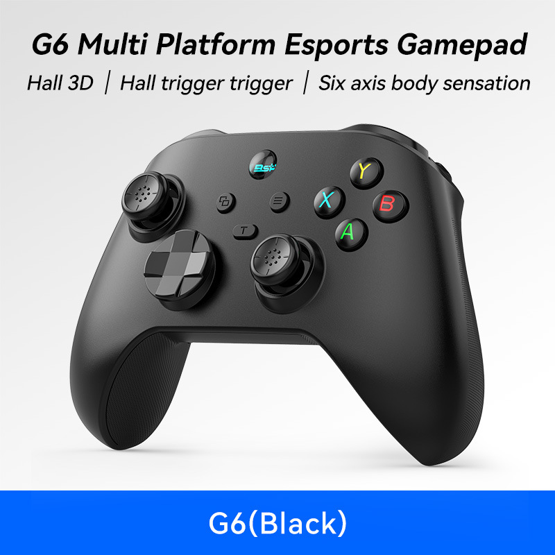 V888-ELOSUNG35109-202506241006-00 G6 Pro Wireless Gaming Controller - Hall Joysticks & Triggers, Multi-Platform, Six-Axis Gyro, Turbo & Macro(black) - Image 1