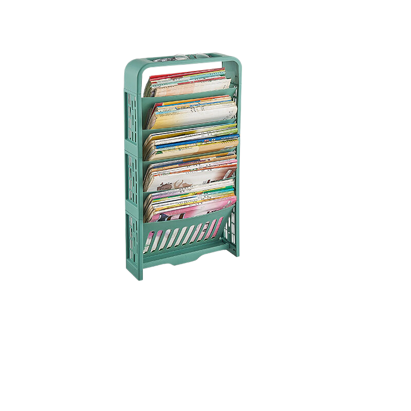 V888-ELOSUNG581-202027-00 Book storage rack with pen holder green - Image 1