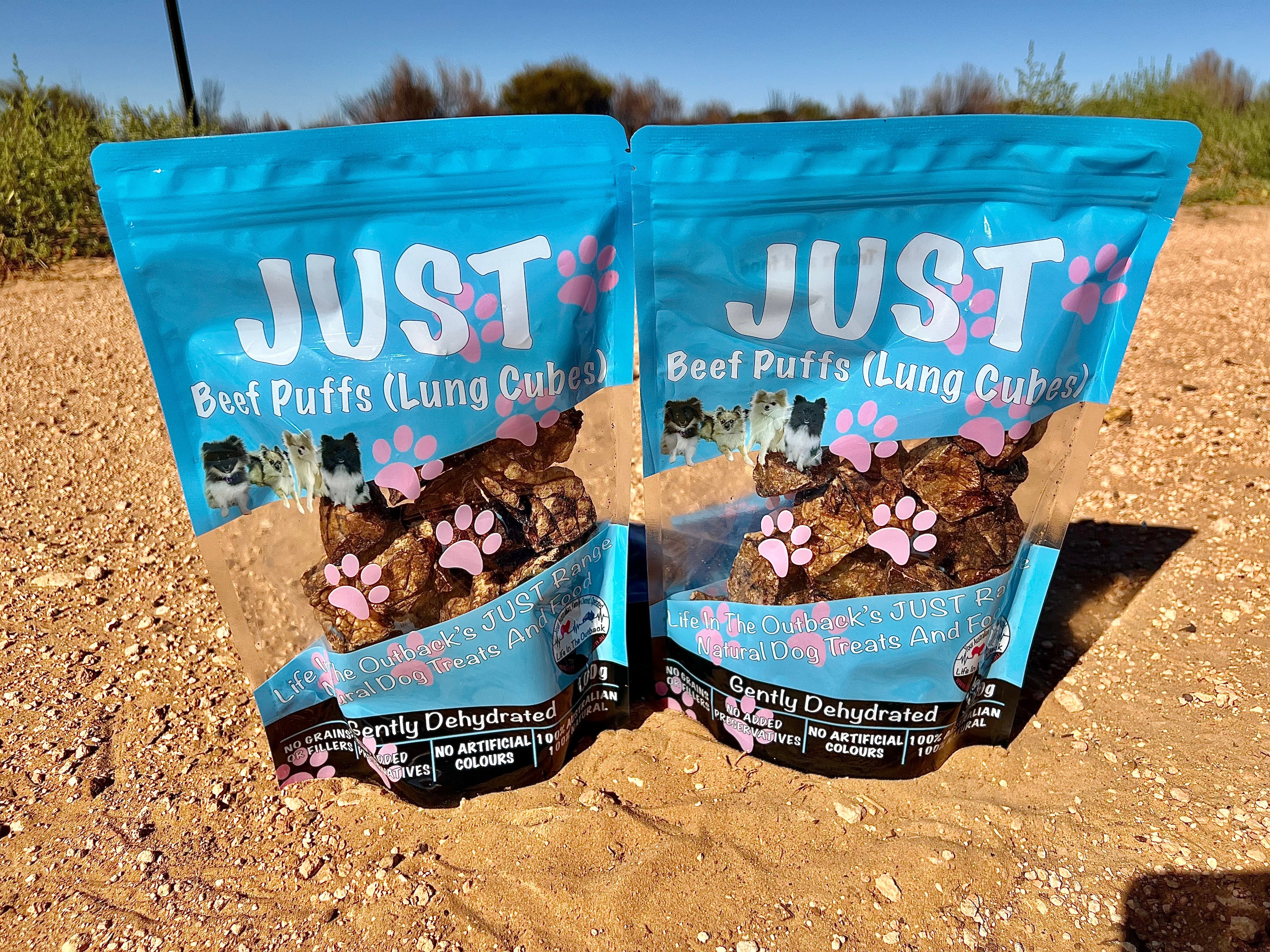 V908-271729171115-206852-00 1x Just Beef Puffs (lung cubes) - Image 1