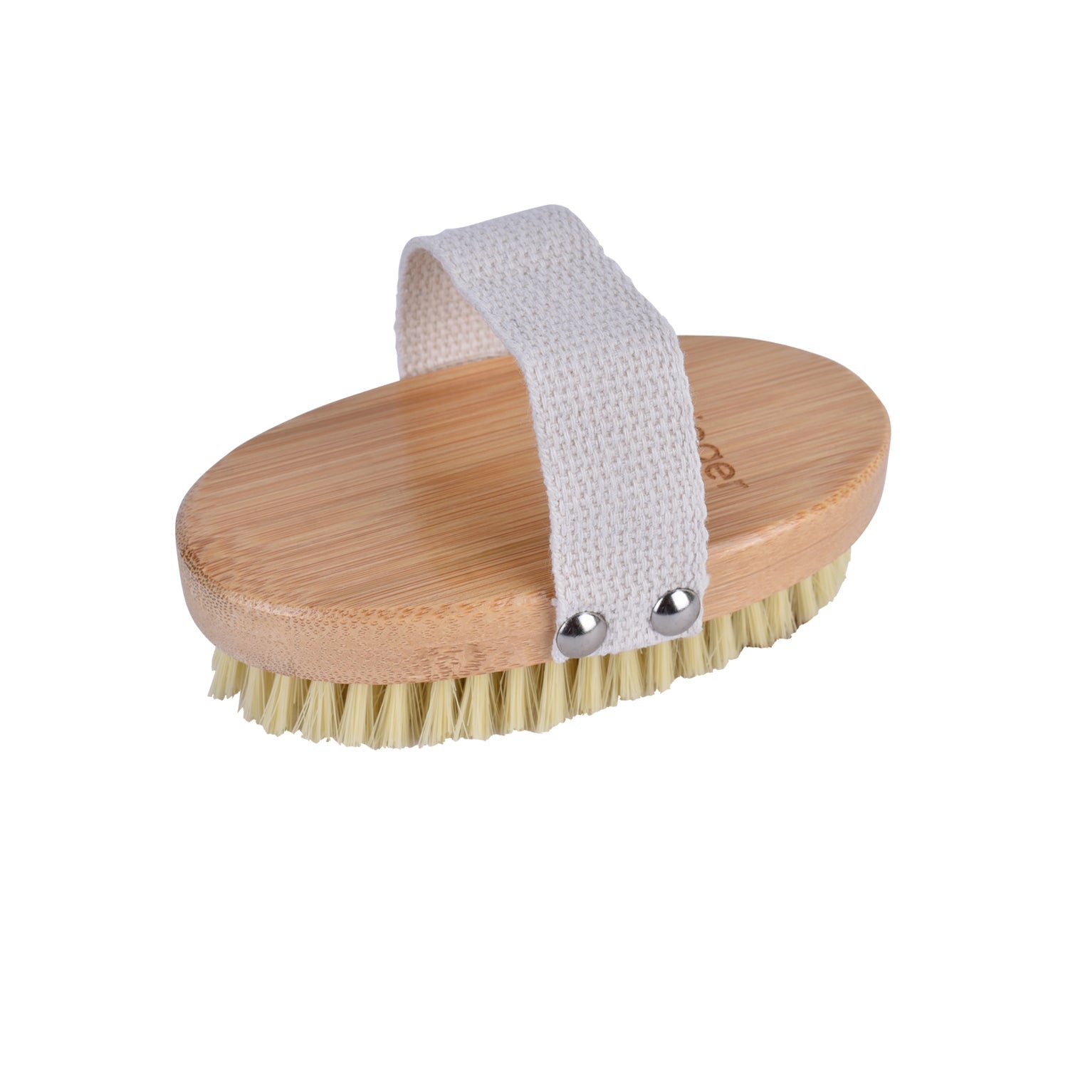 V915-CV0304-205269-00 Bamboo Bath Shower Oval Body Brush - Image 1
