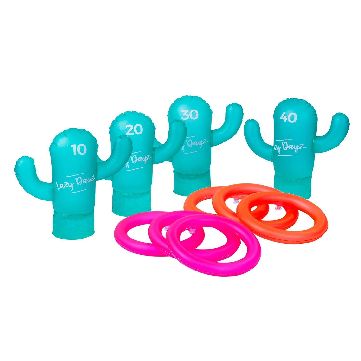 V915-LD0094-204019-02 Lazy Dayz Inflatable Cactus Ring Toss - Image 1