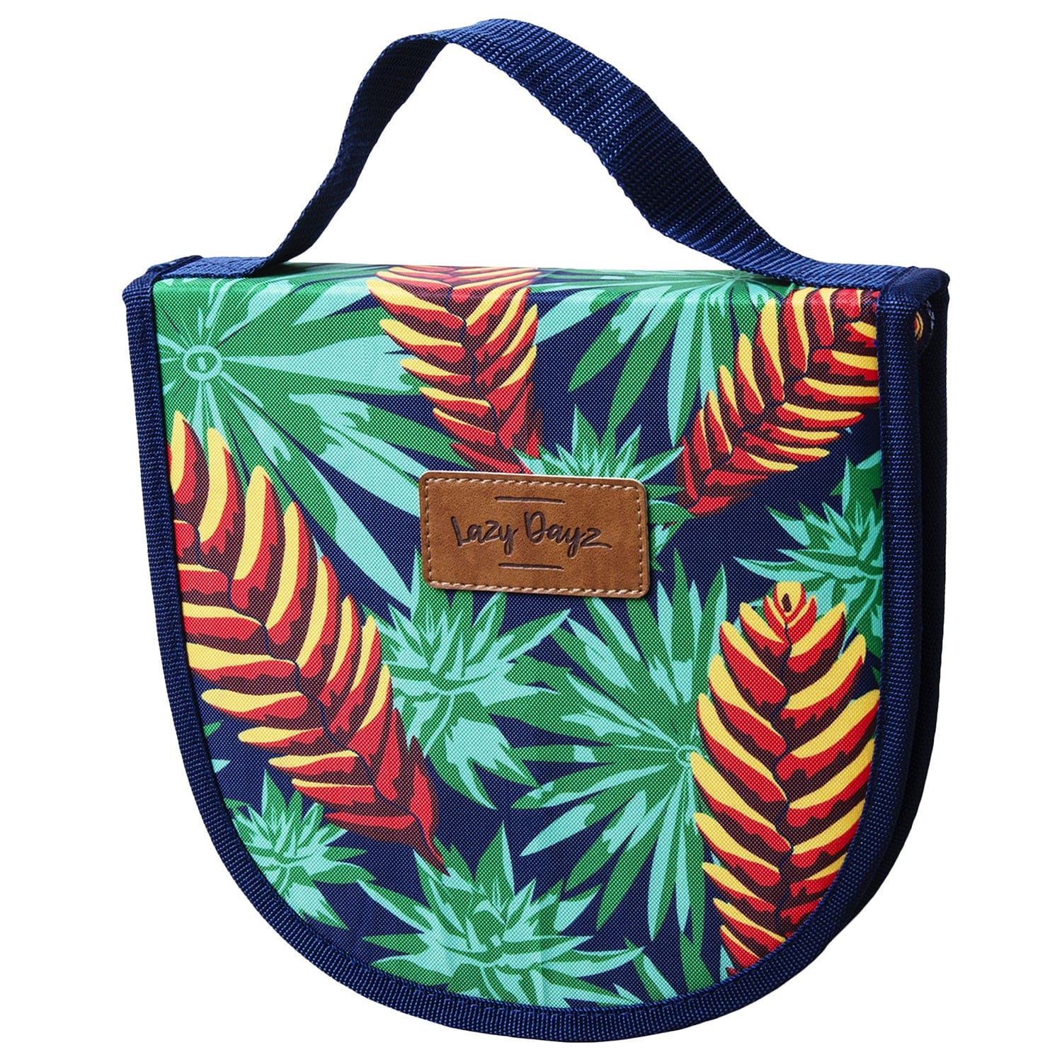 V915-LD0119-MO-203982-05 Lazy Dayz Picnic Cutlery Wallet Set - Mossman - Image 1