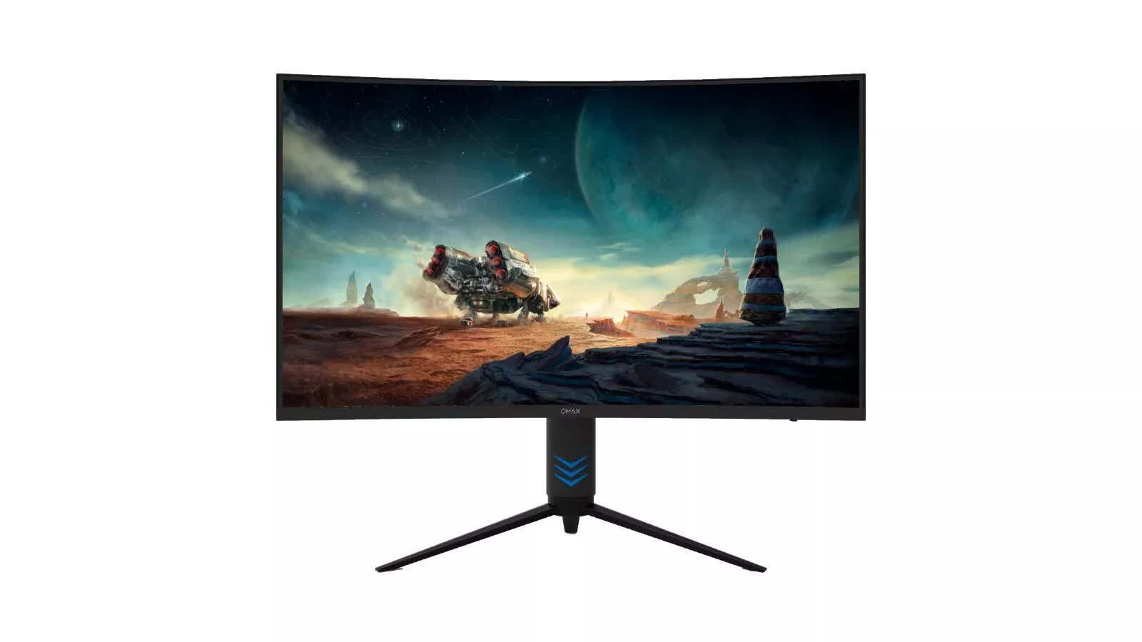 V958-27LK900HDM-202504101016-00 QMAX 27" Gaming Monitor Curved QHD 165Hz 2560*1440p 1ms with Build in Speakers Height Adjustable - Image 1