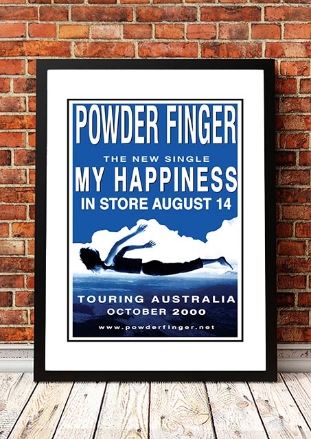 V967-A30449-A2-223700-00 Powderfinger 'My Happiness' In Store Poster 2000 - Framed A2 - Image 1