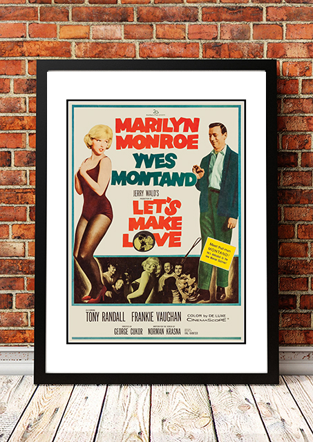 V967-MM0435-A2-202504140905-00 Marilyn Monroe ‘Let’s Make Love’ Framed Movie Poster! - Framed A2 - Image 1
