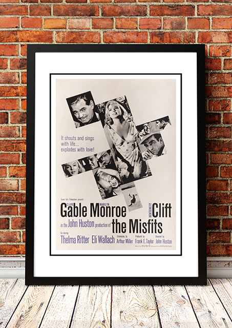V967-MM0436-A3-202504140858-00 Marilyn Monroe ‘The Misfits’ Framed Movie Poster! - Framed A3 - Image 1