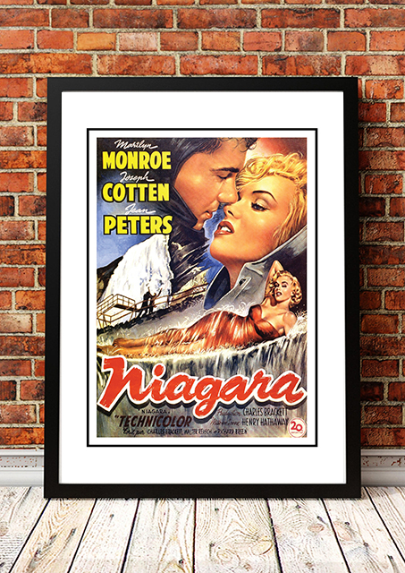V967-MM0438-A2-202504140906-00 Marilyn Monroe ‘Niagara’ Framed Movie Poster! - Framed A2 - Image 1