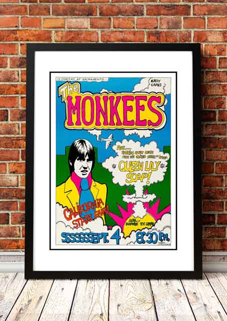 V967-SS0475-A2-202504150937-00 The Monkees ‘California State Fair’ Sacramento, USA Concert Poster 1969 - Framed A2 - Image 1