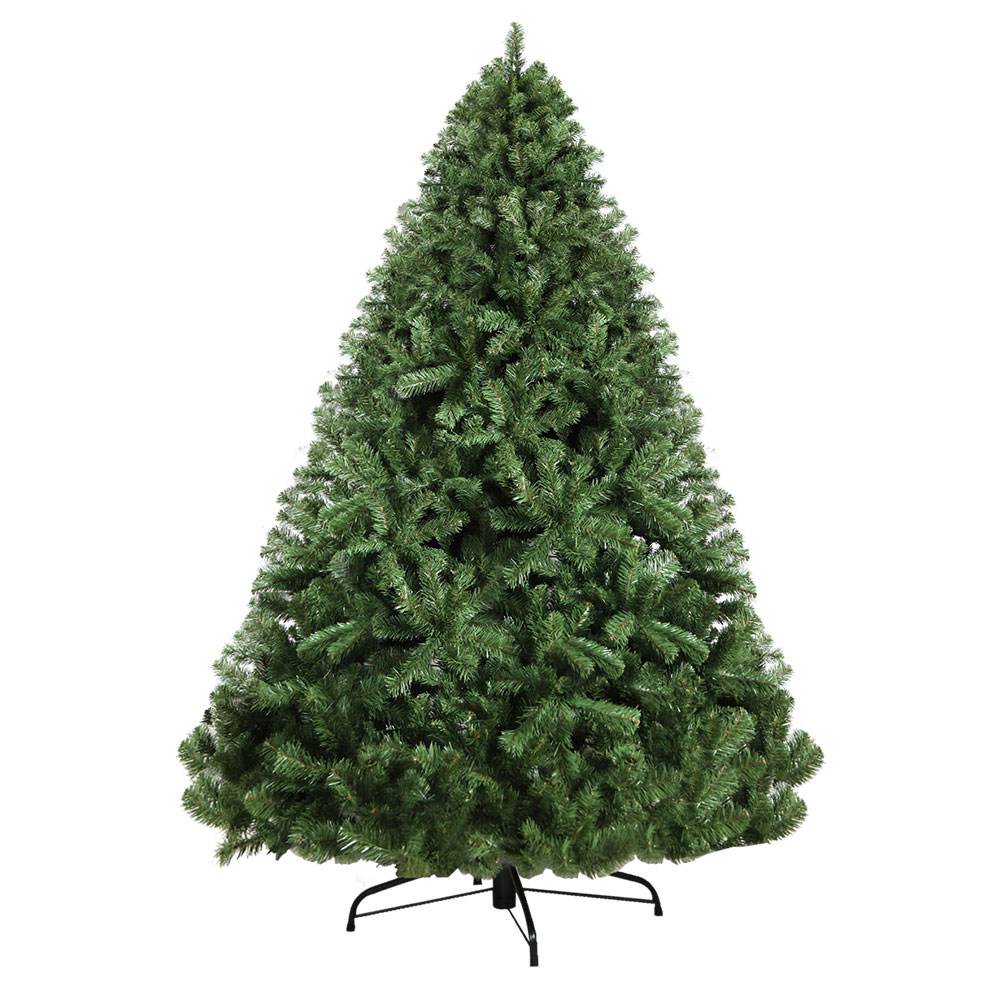 XM-TR-FULL-8FT-GR-00 Jingle Jollys Christmas Tree 2.4M Xmas Tree Decorations Green 1500 Tips - Image 1