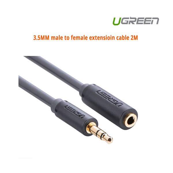 acbugn10784_01_17 UGREEN 3.5MM male to female extensioin cable 2M (10784) - Image 1