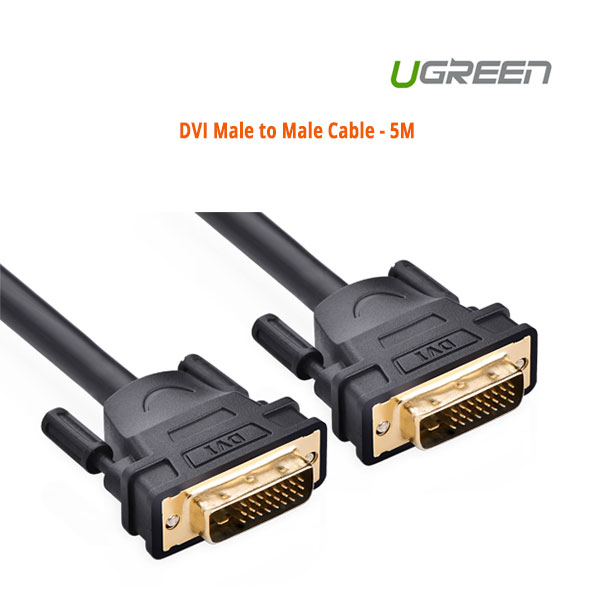 acbugn11608_01_17 UGREEN DVI Male to Male Cable 5M (11608) - Image 1