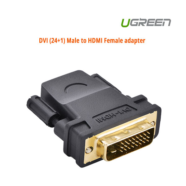 acbugn20124_01_18 UGREEN DVI (24+1) Male to HDMI Female adapter (20124) - Image 1
