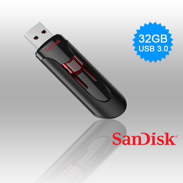 fussan32gcz600u3cg_01_11 SANDISK SDCZ600-032G 32GB CZ600 CRUZER GLIDE USB 3.0 VERSION - Image 1