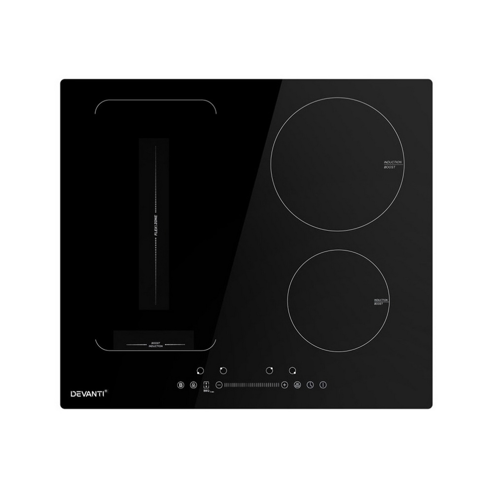 CT-IN-D-YL-IF7008S-202508141542-00 Devanti Induction Cooktop 60cm Electric Cooker - Image 1