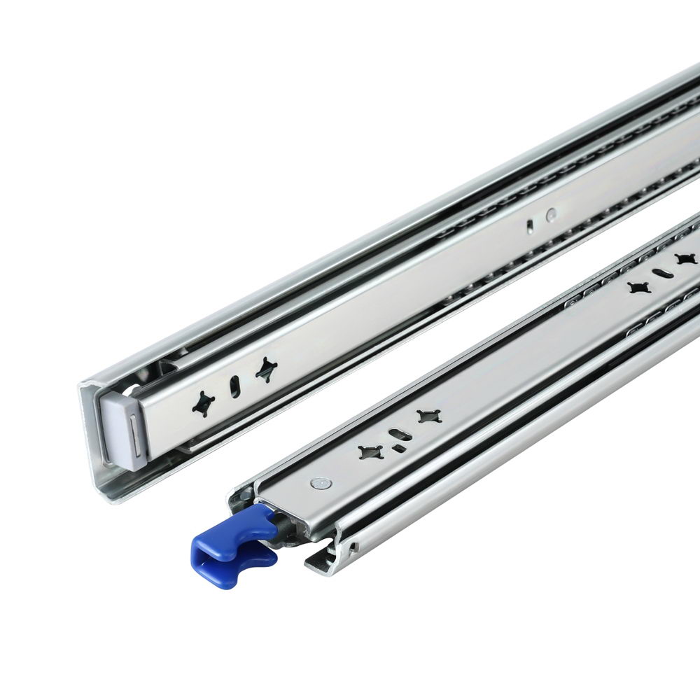 DS-53MM-500-SI-202509291513-00 Giantz 2x Drawer Slides Heavy Duty Full Extension Locking 500-1000mm Length - Image 1
