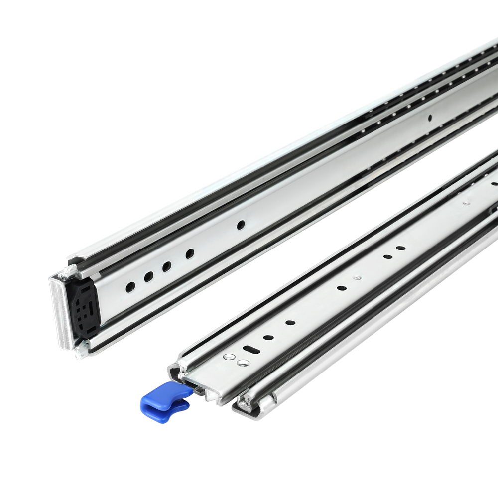 DS-76MM-1804-SI-202509291513-00 Giantz 2x Drawer Slides Full Extension Locking 227kg 1804-3608mm Length - Image 1
