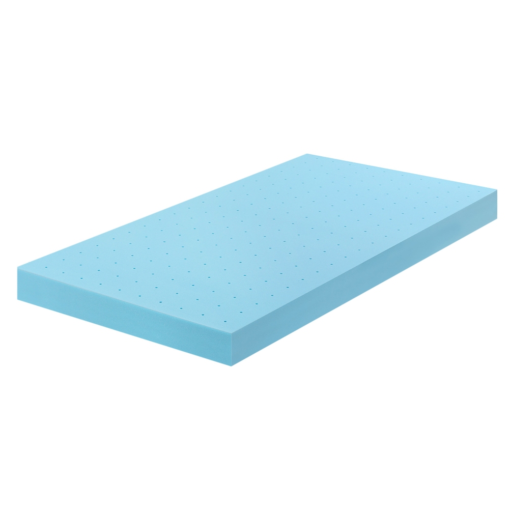 MATTRESS-TOP-VH-GEL-12-KS-202508131238-00 Giselle 12cm Memory Foam Mattress Topper Ventilated Cool Gel Bamboo Cover King Single - Image 1