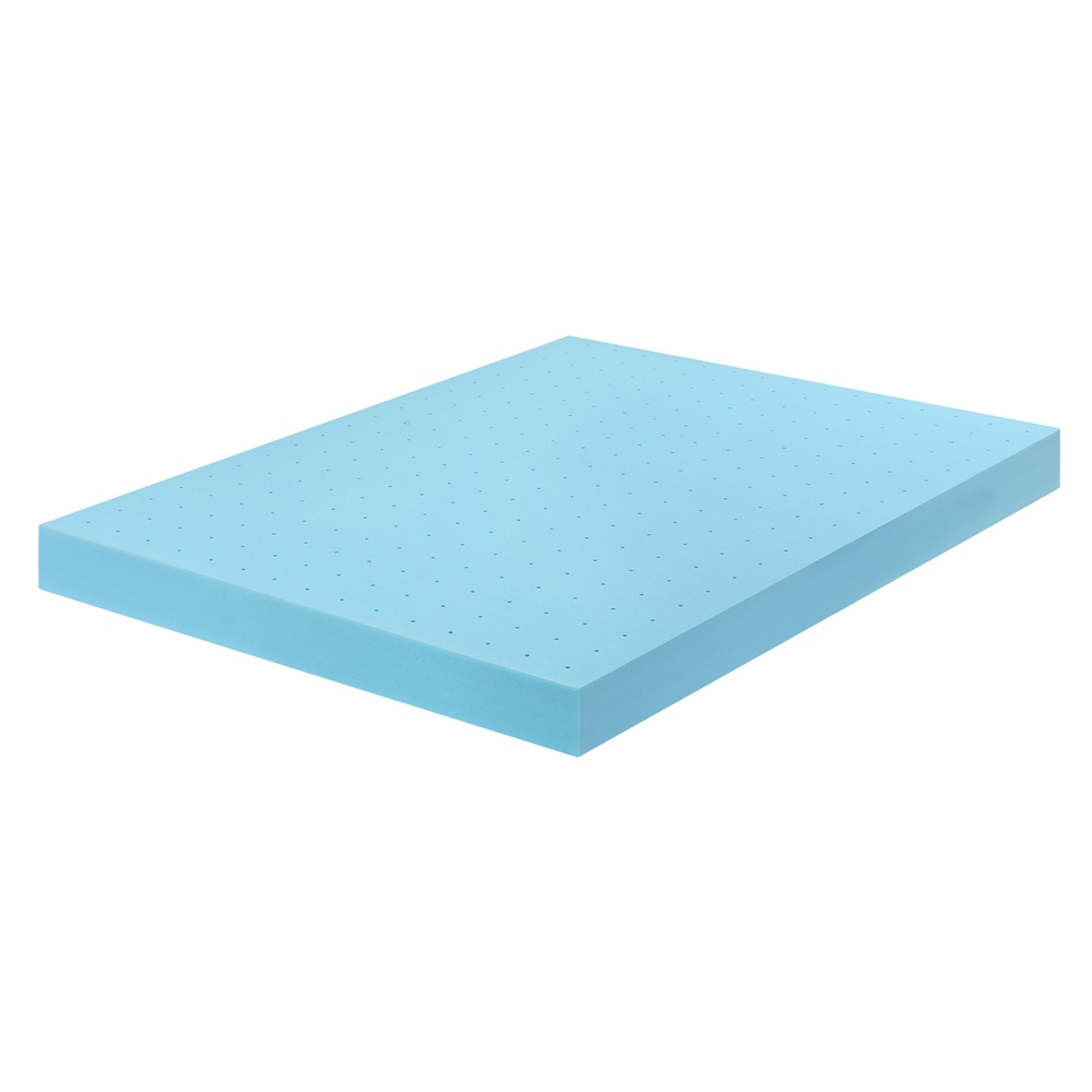 MATTRESS-TOP-VH-GEL-12-Q-202508131238-00 Giselle 12cm Memory Foam Mattress Topper Ventilated Cool Gel Bamboo Cover Queen - Image 1