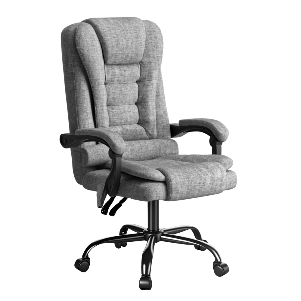 MOC-C-FZ23-4P-GR-202507181424-00 Artiss Executive Office Chair 4-Point Massage Adjustable Ergonomic Recline Back - Image 1