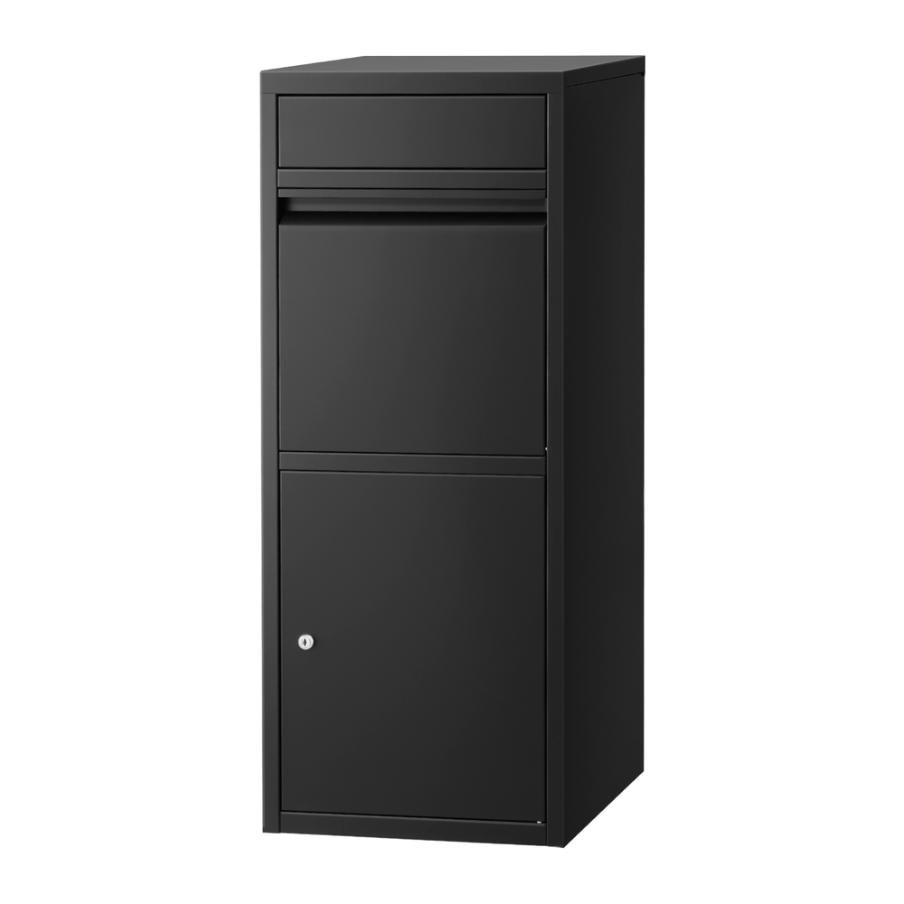 PDB-L-102-BK-202507291336-00 Gardeon Parcel Letterbox Drop Box Package Mailbox Black - Image 1