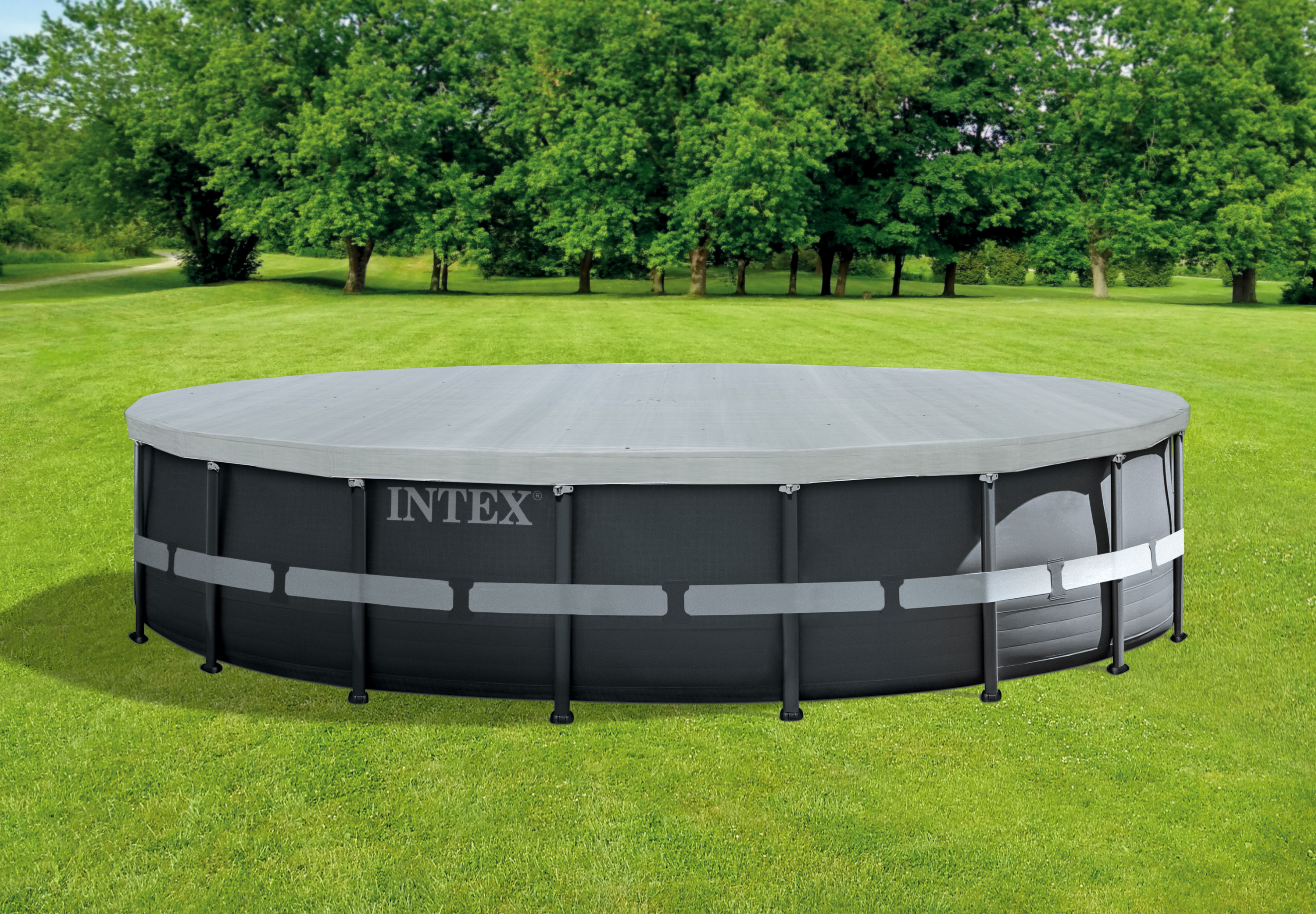 V1032-IXCOVERDELUXE_28041-202508201036-00 Intex Deluxe Pool Cover for 18' Round Swimming Pools 28041 - Image 1
