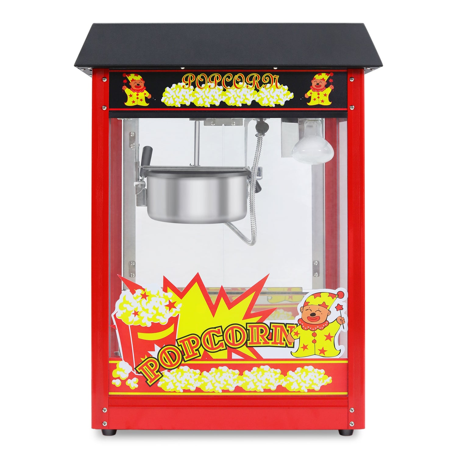 V1060-PPM8-202508141941-00 Samland 8OZ Popcorn Machine Maker with Warmer Deck 1350W - Image 1