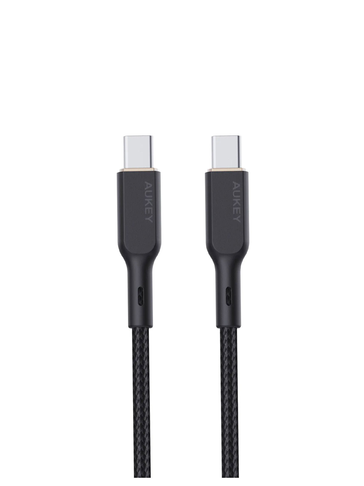 V1089-LLTSN1039919-202509030922-00 Aukey Circlet Blink 100W 1m Aramid Fiber Core USB-C to USB-C Cable (CB-KCC101) - Image 1