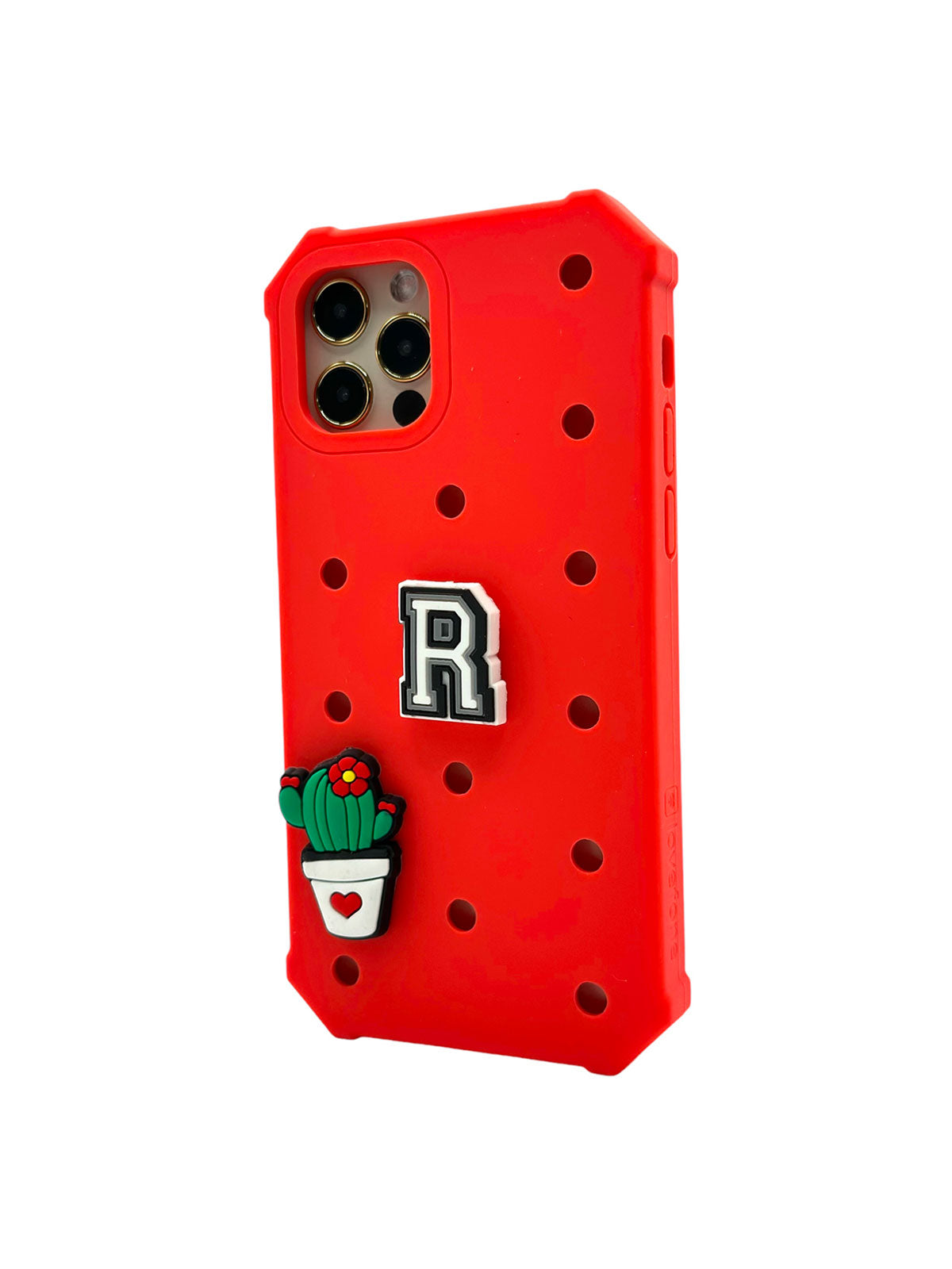 V1090-CASLOVKIDIPN13-RED-202509101020-00 Lovefone Kids Silicone Case iPhone 13 Red - Image 1