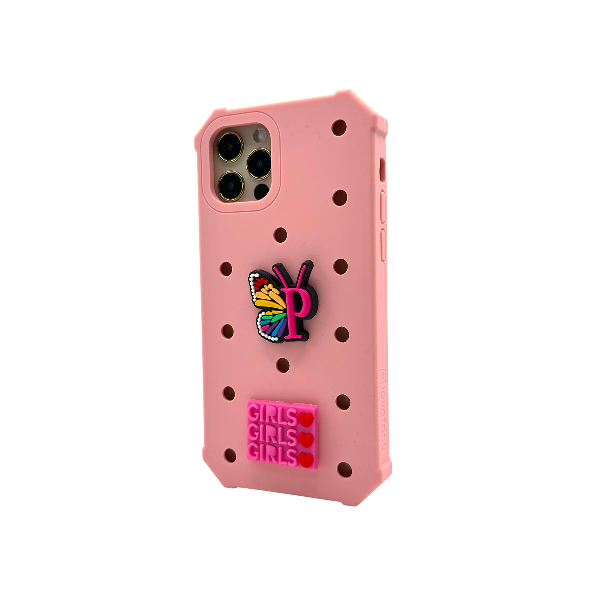 V1090-CASLOVKIDIPN14PM-BPNK-202509101020-00 Lovefone Kids Silicone Case iPhone 14 Pro Max Baby Pink - Image 1