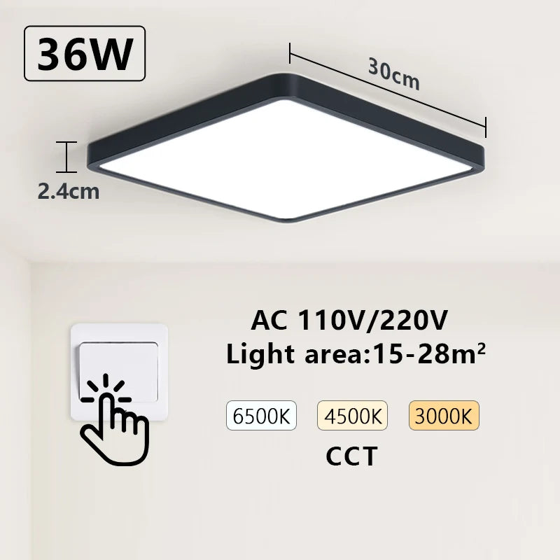 V178-62216-202508050910-00 Smart LED Ceiling Lamp Voice Control Alexa - Image 1