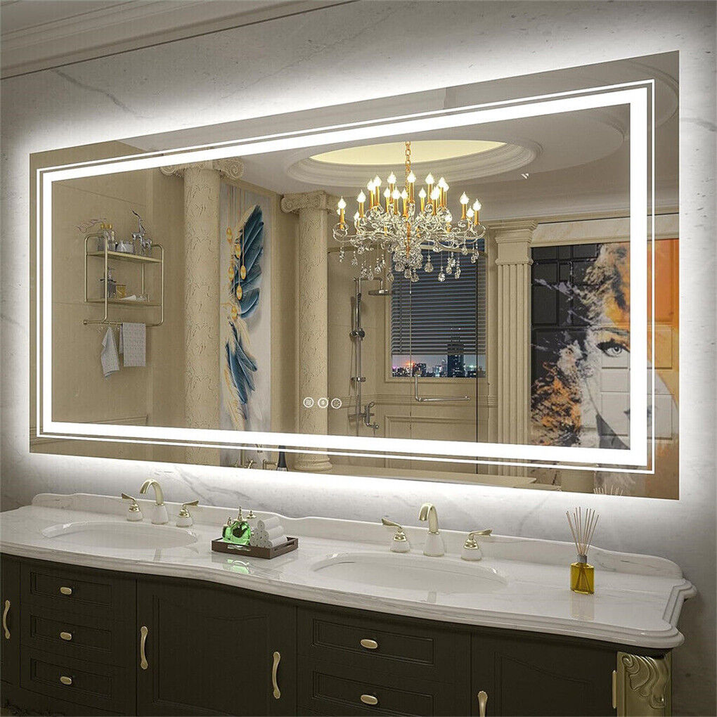 V178-66718-202508050940-00 1200x600mm LED Bathroom Mirror Anti-Fog Shatterproof - Image 1