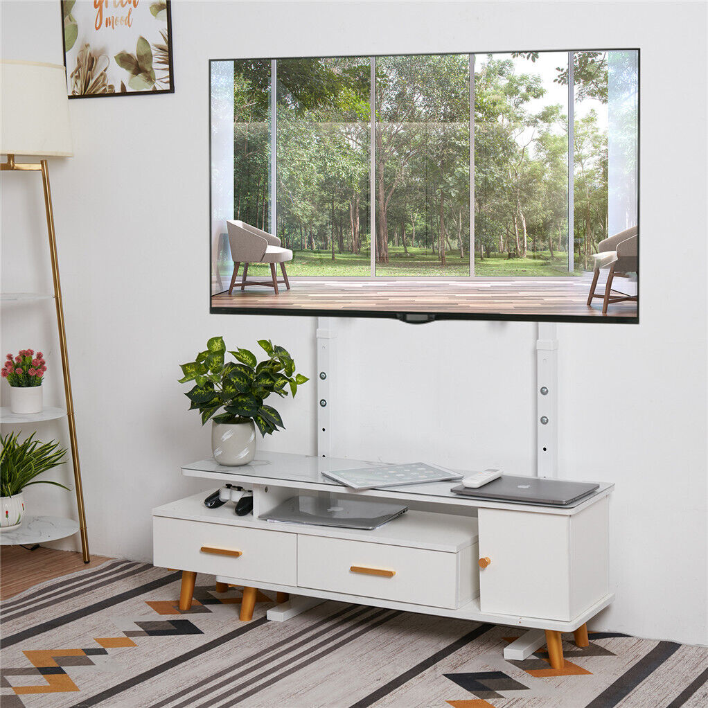 V178-66766-202508051015-00 Universal TV Stand Base for 32-100 Adjustable Floor Mount - Image 1