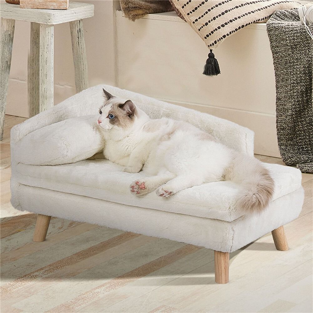 V178-66938-202508050920-00 Luxury Pet Sofa Bed 70cm Rectangular Soft Cushion Anti-skid - Image 1