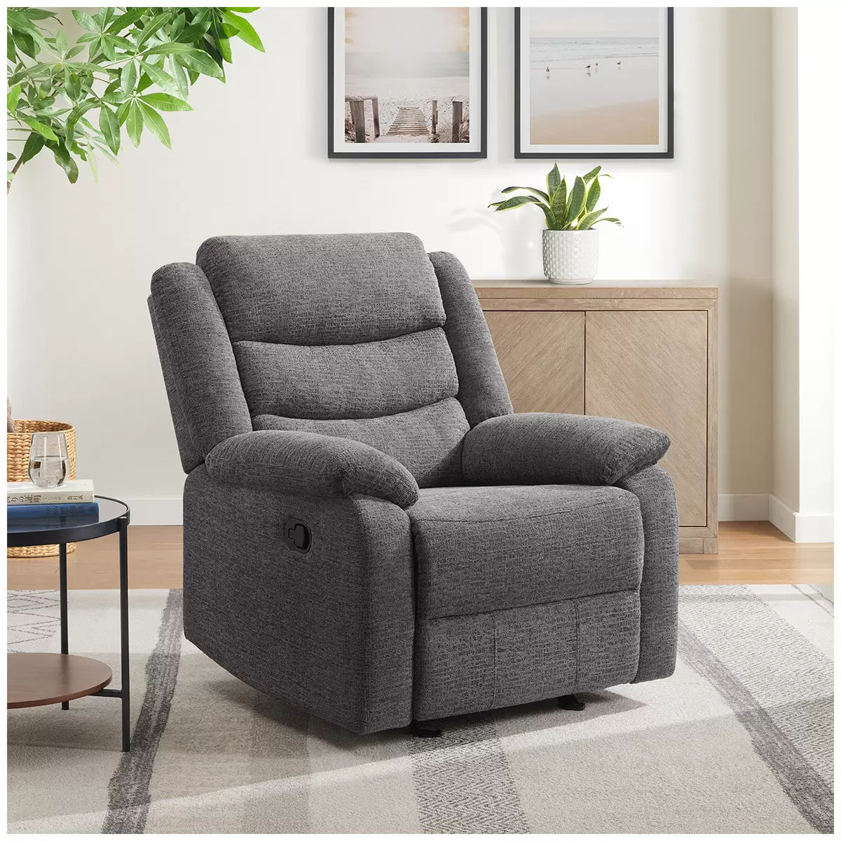 V178-67286-202508051040-00 Fabric glider recliner - Image 1