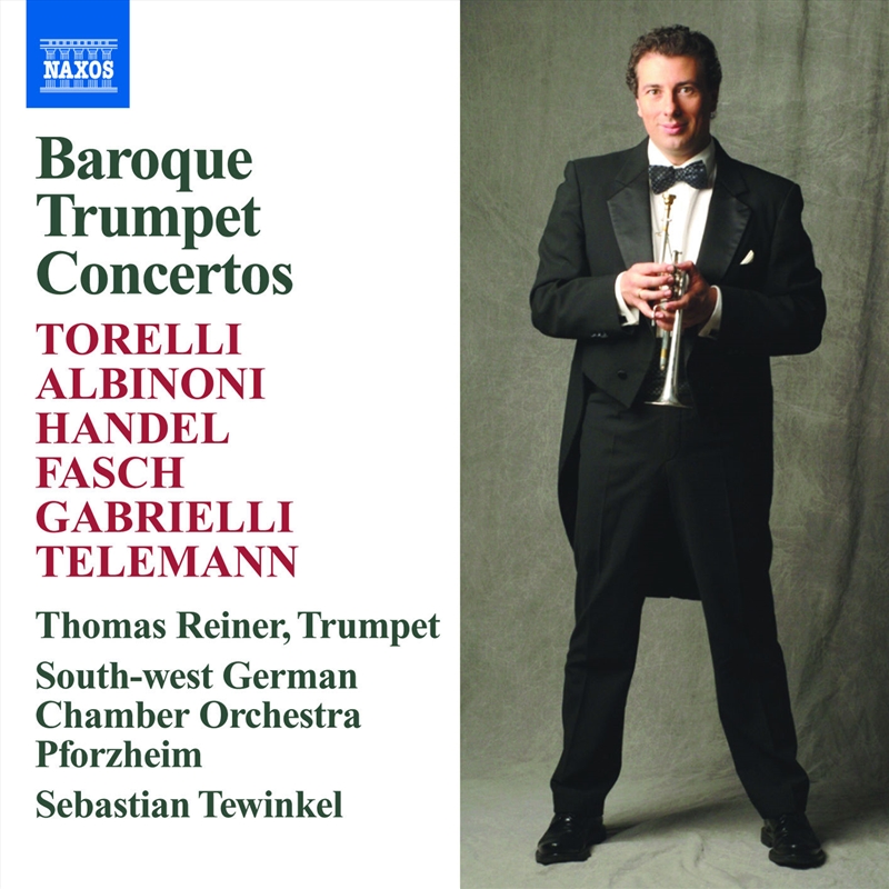 V210-2181365-202507030440-00 Baroque Trumpet Concertos - Reiner, Thomas: South West German C Cd Album - Image 1