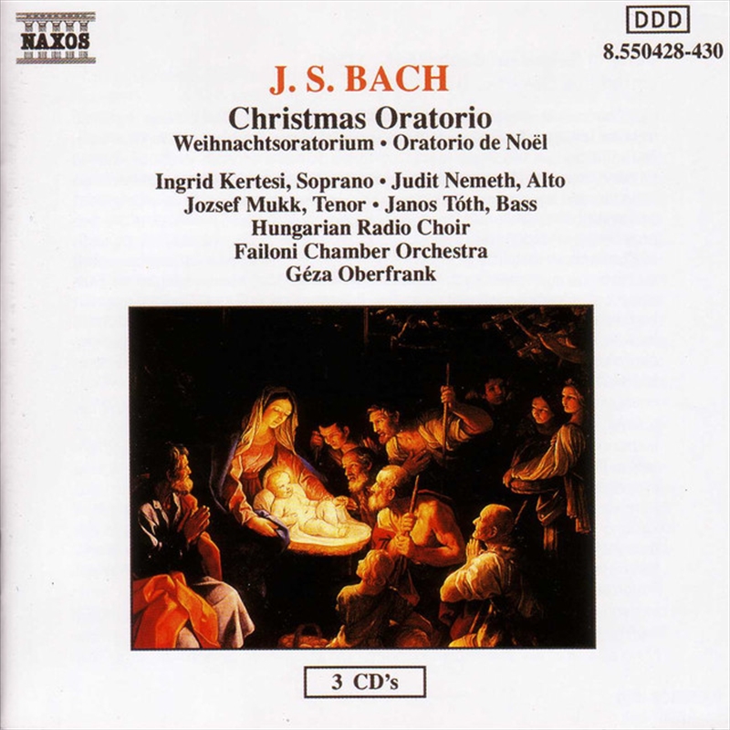 V210-235948-202507021925-00 Bach:Christmas Oratorio Bwv248 - Kertesi,Nemeth, Cd Album - Image 1
