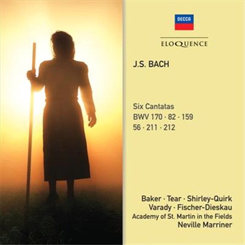 V210-2411465-202507021325-00 J.S. Bach: Six Cantatas - Marriner, Sir Neville; Academ Cd Album - Image 1