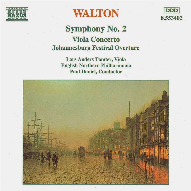V210-260629-202507030720-00 Walton:Symphony No.2/Viola Cto - Daniel/Tonter/E Cd Album - Image 1