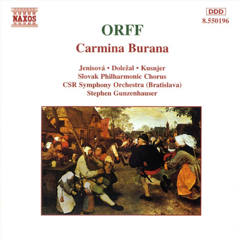 V210-497842-202507030725-00 Orff:Carmina Burana - Slovak Philharmonic Orchestra Cd Album - Image 1