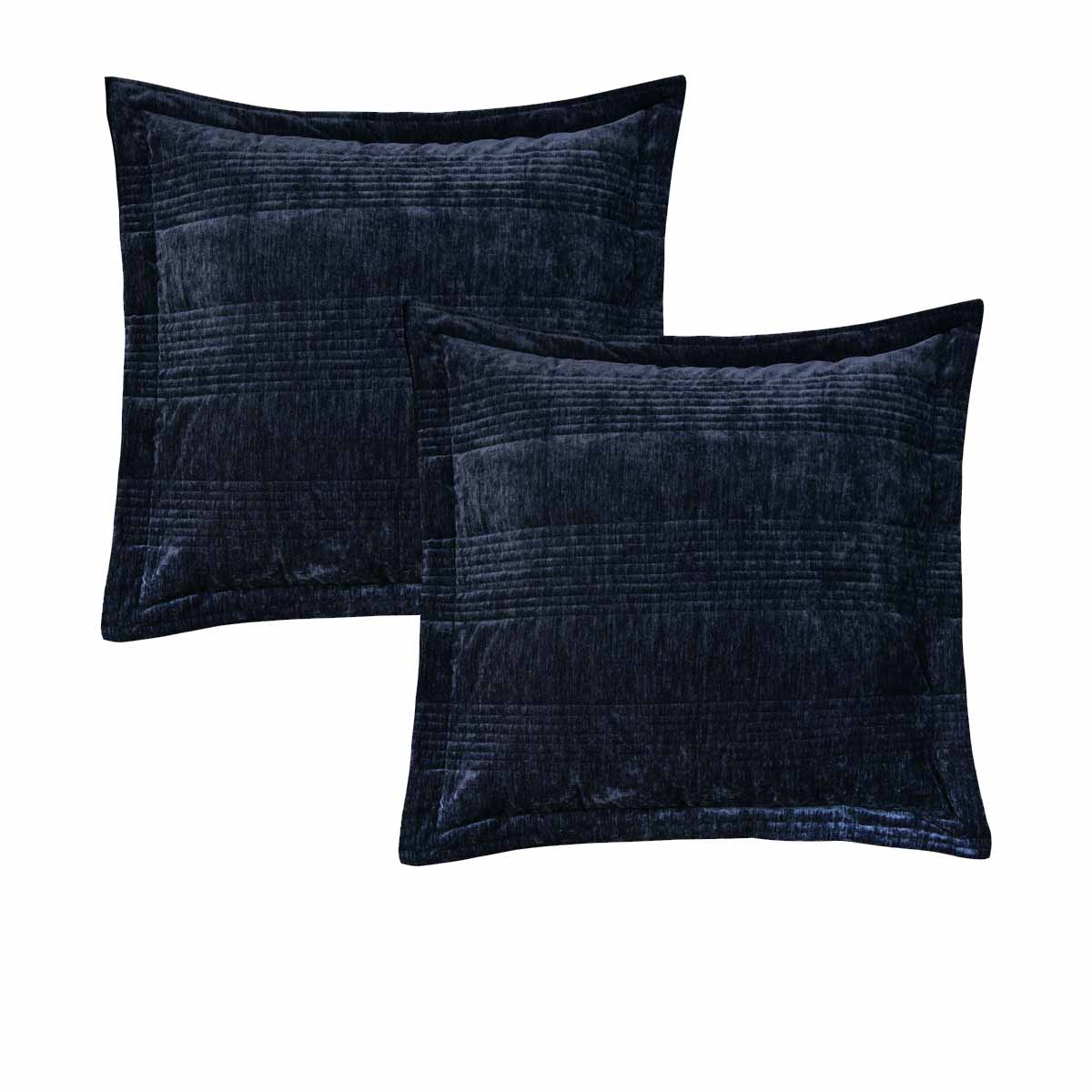 V442-BCA-PILLOWC-CYRANO-INDIGO-EU-202507031627-00 Bianca Pair of Cyrano Indigo European Pillowcases 65 x 65cm - Image 1