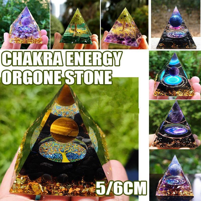 V528-9360312073422-202509301554-00 Amethyst Crystal Sphere Orgonite Pyramidamp Obsidians - Black Purple(60mmx60mm) - Image 1