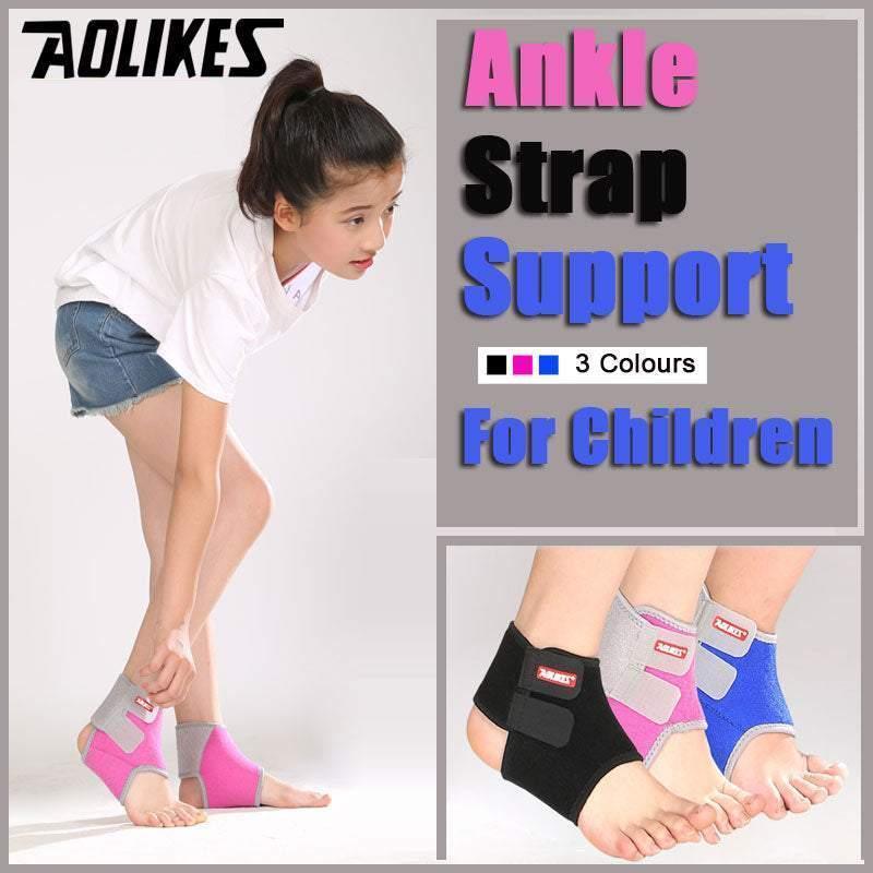 V528-9360312148403-202509301918-00 S Size AOLIKES One Pair Ankle Support Brace Wrap with Cushioned Pads - Rose Red- Small* 1 Pair - Image 1