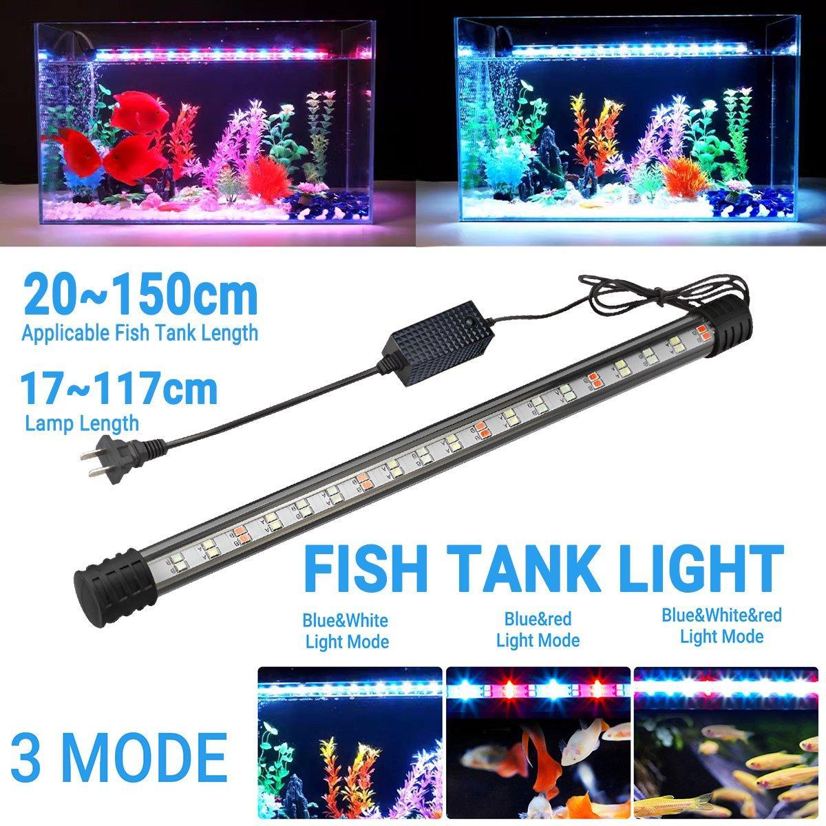 V528-AQUARIUM-LIGHT-17CM-304977-202509301309-00 Aquarium Fish Tank Light LED Waterproof Full Spectrum Aqua Lamp RGB - 17cm 24Led - Image 1