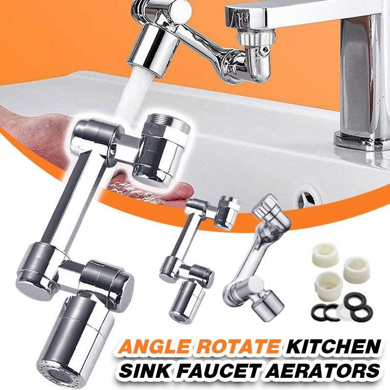 V528-FAUCETETENDER-2MODE-288244-202509302045-00 Faucet Extender Universal Rotate Robotic Arm Tap 1080 Swivel Spray Extension - Model 2 - Image 1