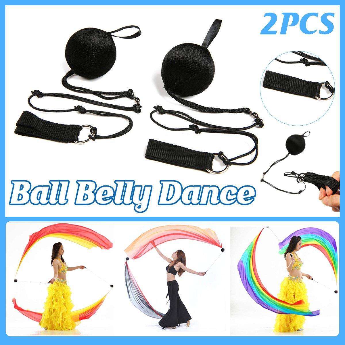 V528-FLICK-BALL-2PCS-898251-202509250930-00 Adjustable Belly Dance Poi Balls Props Belly Dance Accessories Hand Balls Set - Image 1