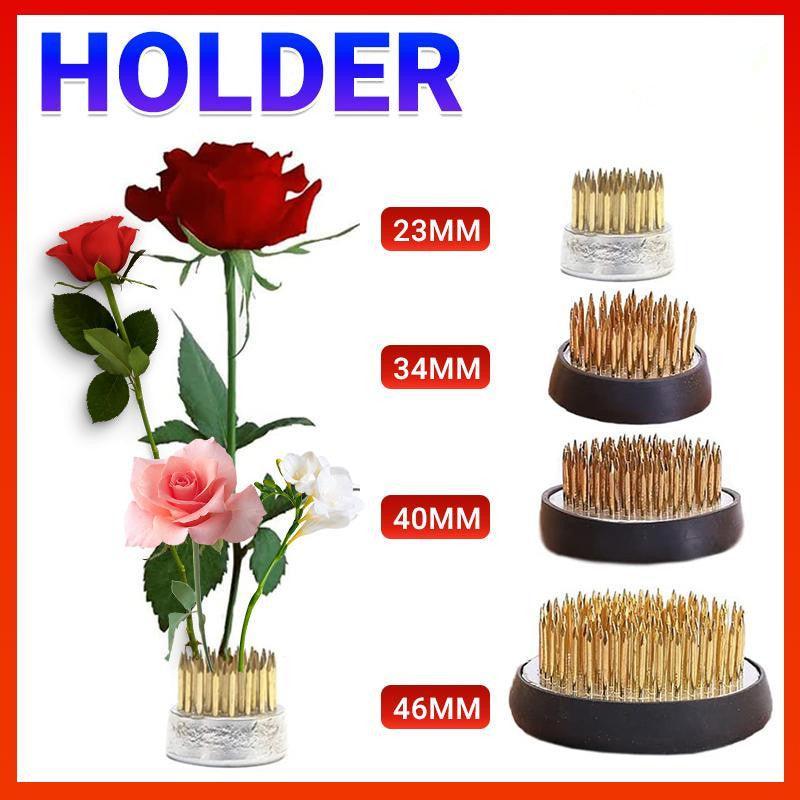 V528-HOLDER-23MM-353135-202509291800-00 Round Flower Base Holder Spiky Frog Fixed Tool Floral Arrange For Ikebana Kenzan - 23mm - Image 1