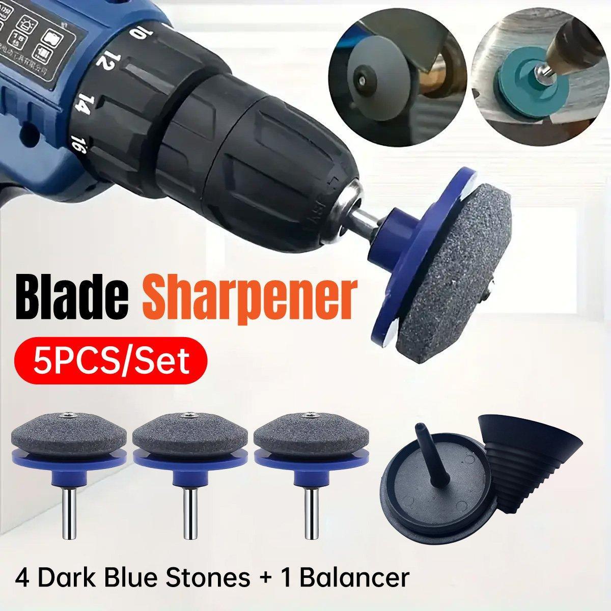 V528-KNIFE-SHARPENER-5PCS-663689-202509190926-00 5PCS Lawn Mower Blade Sharpener Wind Powered Balancer Hardware Sharpening Tool - Image 1